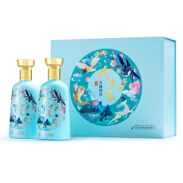 今世緣 五福同喜濃香型白酒 42度 500ml*2瓶禮盒裝自飲送禮（中國(guó)喜酒）