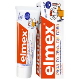 elmex專效防蛀0-6歲兒童牙膏50ml/61g含氟防蛀低泡溫和不辣嘴單支