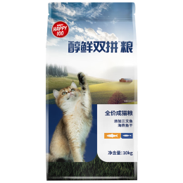 Wanpy 頑皮 醇鮮雙拼系列 三文魚海燕魚雙拼 成貓糧 10kg