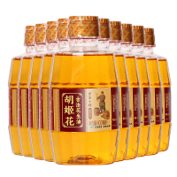胡姬花古法小榨花生油3.2L(400mlx8)小瓶装食用油