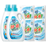Home Aegis 家安 HomeAegis）洗衣液 酵素凈護(hù)洗衣套裝凈透家用機(jī)洗手洗偏中性6KG(12斤)