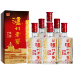 瀘州老窖 六年窖頭曲 濃香型白酒 52度 500ml 6瓶 整箱裝(不含禮品袋)