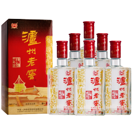 瀘州老窖 六年窖頭曲 濃香型白酒 52度 500ml 6瓶 整箱裝(不含禮品袋)