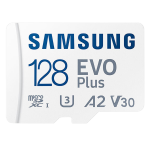 三星（SAMSUNG）高速內(nèi)存卡 行車記錄儀監(jiān)控?cái)z像頭無(wú)人機(jī)switch運(yùn)動(dòng)相機(jī)大疆a(chǎn)ction4內(nèi)存卡平板高速TF存儲(chǔ)卡 EVO PLUS 白卡 128GB +讀卡器