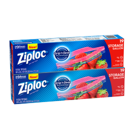 Ziploc 密保諾 抽取式保鮮袋 大號(hào) 38只