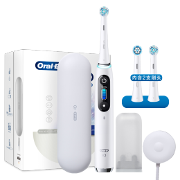 Oral-B 歐樂-B 歐樂B電動(dòng)牙刷成人 小圓頭牙刷情侶禮物iO9云感刷專業(yè)版 微震科技非聲波充電式(白色)
