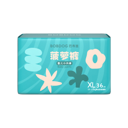 BoBDoG 巴布豆 新菠蘿 嬰兒拉拉褲 XL36片