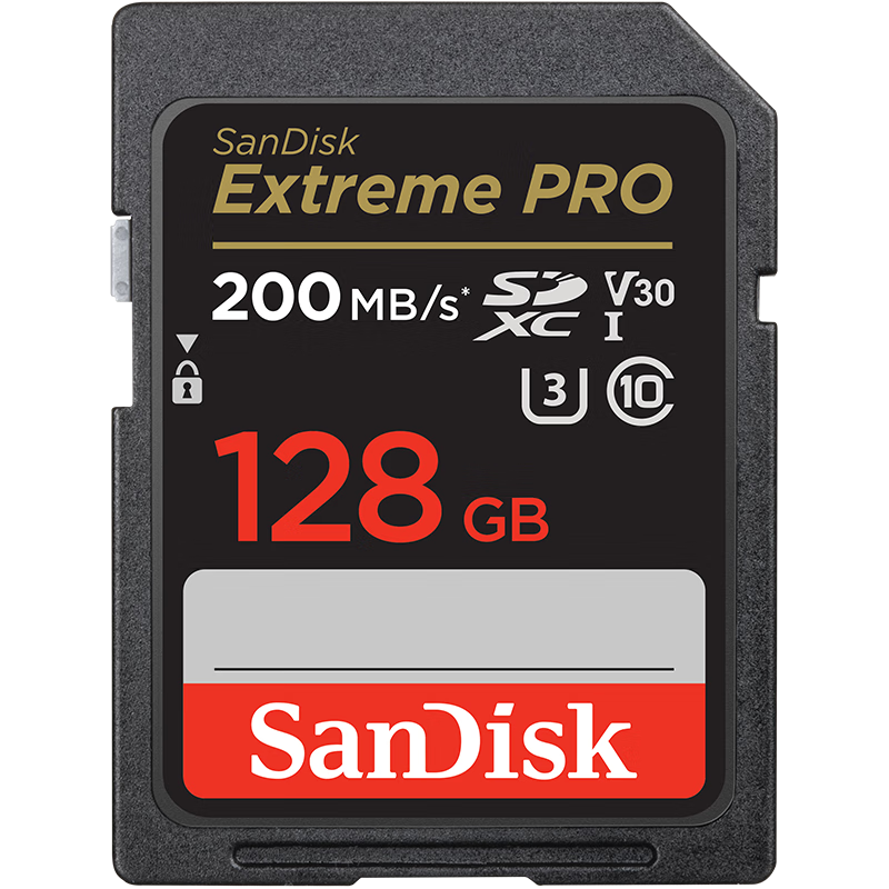 ϣSanDisk128GB SDڴ濨 4K V30 U3 C10 洢 200MB/s д90MB/s ΢/ڴ濨