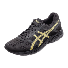 ASICS 亞瑟士 GEL-CONTEND 4 男子跑鞋 T8D4Q-013 黑色/金色