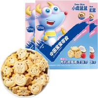 【所有女生直播间】小鹿蓝蓝有机树莓椰子饼干儿童零食80gX3盒