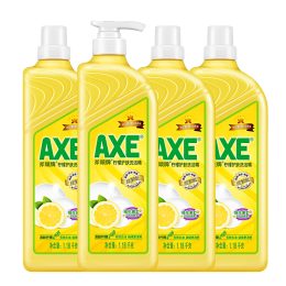AXE 斧頭 牌axe洗潔精大桶洗碗液餐具凈洗滌劑果蔬清洗劑洗滌靈商用去油去污 檸檬1.01kg*3瓶