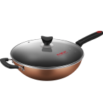 炊大皇 炒鍋不粘鍋 易潔輕油多用平底煎炒鍋32cm 電磁爐通用 綺麗B50069