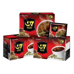 G7旗艦店越南進(jìn)口美式純黑咖啡粉速溶無糖0脂減燃正品健身提神