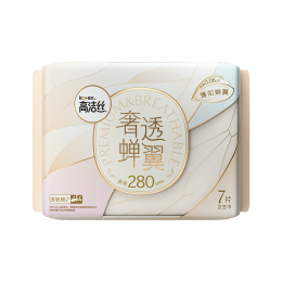 kotex 高潔絲 奢透蟬翼極薄棉柔衛(wèi)生巾280mm7P薄如蟬翼 告別悶熱 奢柔透氣
