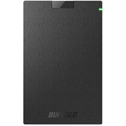 BUFFALO 巴法络 耐冲击连接器保护机构·日本制造 USB3.1 对应 便携式SSD 1TB SSD-PG1.0U3-B/NL