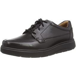 Clarks Un Abode Ease 男士 德比鞋，黑色8 UK