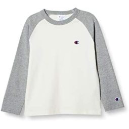 CHAMPION 冠军 T恤 插肩袖 单点标志 长袖T恤 CK-T403 男童