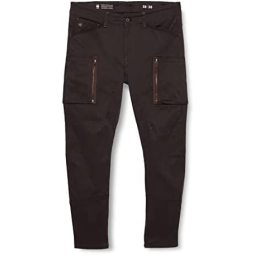 G-STAR RAW 男士 Zip Pkt 3D 紧身工装裤, 棕色28W / 32L