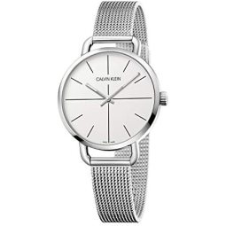 Calvin Klein 卡尔文·克莱 手表 Even Extension 2针 K7B23126 女士 银色