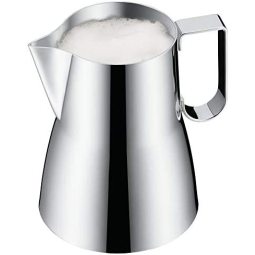 WMF 福腾宝 Barista 奶泡壶 600 毫升 Cromargan 不锈钢 抛光奶泡杯 适用于洗碗机