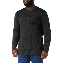 G-STAR RAW 男式 Army R 针织套衫, 灰色 L