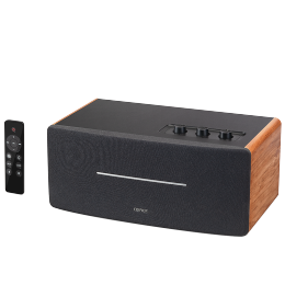 漫步者（EDIFIER）D12 2.0声道 一体式桌面立体声音响音箱 木质电脑音响 蓝牙音箱 新年礼物