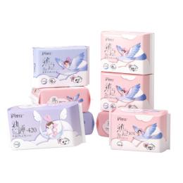 護理佳衛(wèi)生巾日夜用組合裝官方正品旗艦店超薄透氣姨媽巾少女420