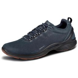 ecco 爱步 Biom Fjuel Train 男士低帮休闲鞋 837534 海军蓝 10-10.5