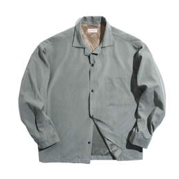 MADEN 馬登 男士長袖襯衫 TW2001105 淺綠色 XXL