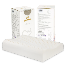paratex 泰國(guó)進(jìn)口天然乳膠枕頭 枕芯 人體工學(xué)型護(hù)頸枕 禮盒裝