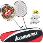 KAWASAKI 川崎 羽毛球拍套裝 2支裝 KD-1