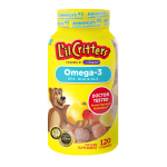 PLUS會(huì)員：L'il Critters 麗貴 兒童小熊糖DHA魚油 120粒