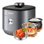 蘇泊爾（SUPOR）【國家補(bǔ)貼】IH鮮呼吸猛火電壓力鍋5L智能預(yù)約112kPa電飯煲高壓鍋4-6人家用 316L球釜SY-50HC8015Q