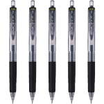 uni 三菱鉛筆 UMN-138 按動(dòng)中性筆 黑色 0.38mm 5支裝