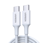 UGREEN 綠聯(lián) US264 雙Type-C 60W 數(shù)據(jù)線 TPE 1m 白色