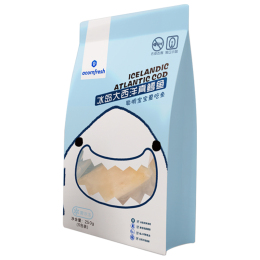 橡果生鮮冰島進口大西洋真鱈魚新鮮海鮮小包送寶寶嬰兒輔食譜250g