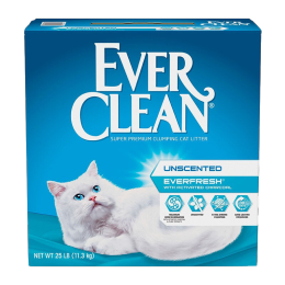 PLUS會(huì)員：EVER CLEAN 鉑鉆 藍(lán)白標(biāo) 膨潤土貓砂 11.3kg