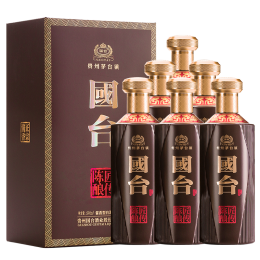 GUOTAI 國臺 匠傳陳釀酒 醬香型白酒 53度 500ml*6瓶整箱裝 醬酒