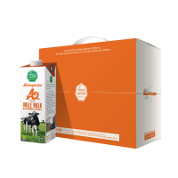 乐荷（vecozuivel）荷兰有机a2β-酪蛋白全脂纯牛奶1L*4盒礼盒装 珍稀高端 原装进口