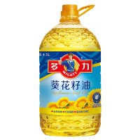 多力葵花籽油4.5L 食用油  含维生素e 物理压榨（新老包装随机发货）