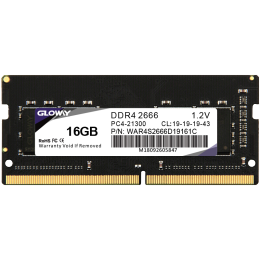 10日10點(diǎn)：GLOWAY 光威 戰(zhàn)將 DDR4 2666MHz 筆記本內(nèi)存 普條 黑色 16GB