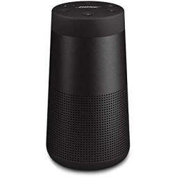 BOSE 博士 SoundLink Revolve (Series II) 便携式蓝牙扬声器—360° 无线防水扬声器，黑色