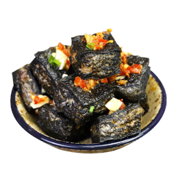 聚美合 長沙黑色臭豆腐 生胚 小片黑40片【辣醬包+調(diào)料粉包+蘿卜脆】