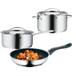 WMF 福騰寶 德國福騰寶湯鍋套裝鍋具 GALA PLUS煎鍋湯鍋奶鍋3件套
