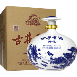 古井貢酒 青花大壇 50%vol 濃香型白酒 2500ml 壇裝