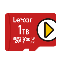 Lexar 雷克沙 PLAY系列 Micro-SD存儲(chǔ)卡 1TB