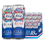 Kronenbourg 1664凱旋 1664啤酒 雙口味混合裝500ml*18罐（白9罐+桃紅9罐）整箱裝