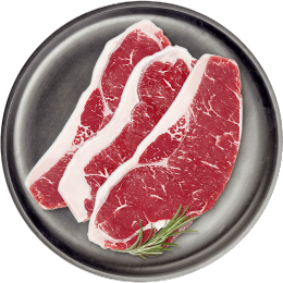 限地區(qū)、PLUS會員：WOWBEEF 萬馨沃牛 谷飼原切西冷牛排 500g
