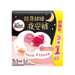 kotex 高潔絲 夜安褲 夜用褲型衛(wèi)生巾 M-L 6片