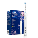 Oral-B 歐樂-B 歐樂B電動牙刷成人 圓頭牙刷情侶禮物自動3D聲波旋轉(zhuǎn)擺動充電式P4000白